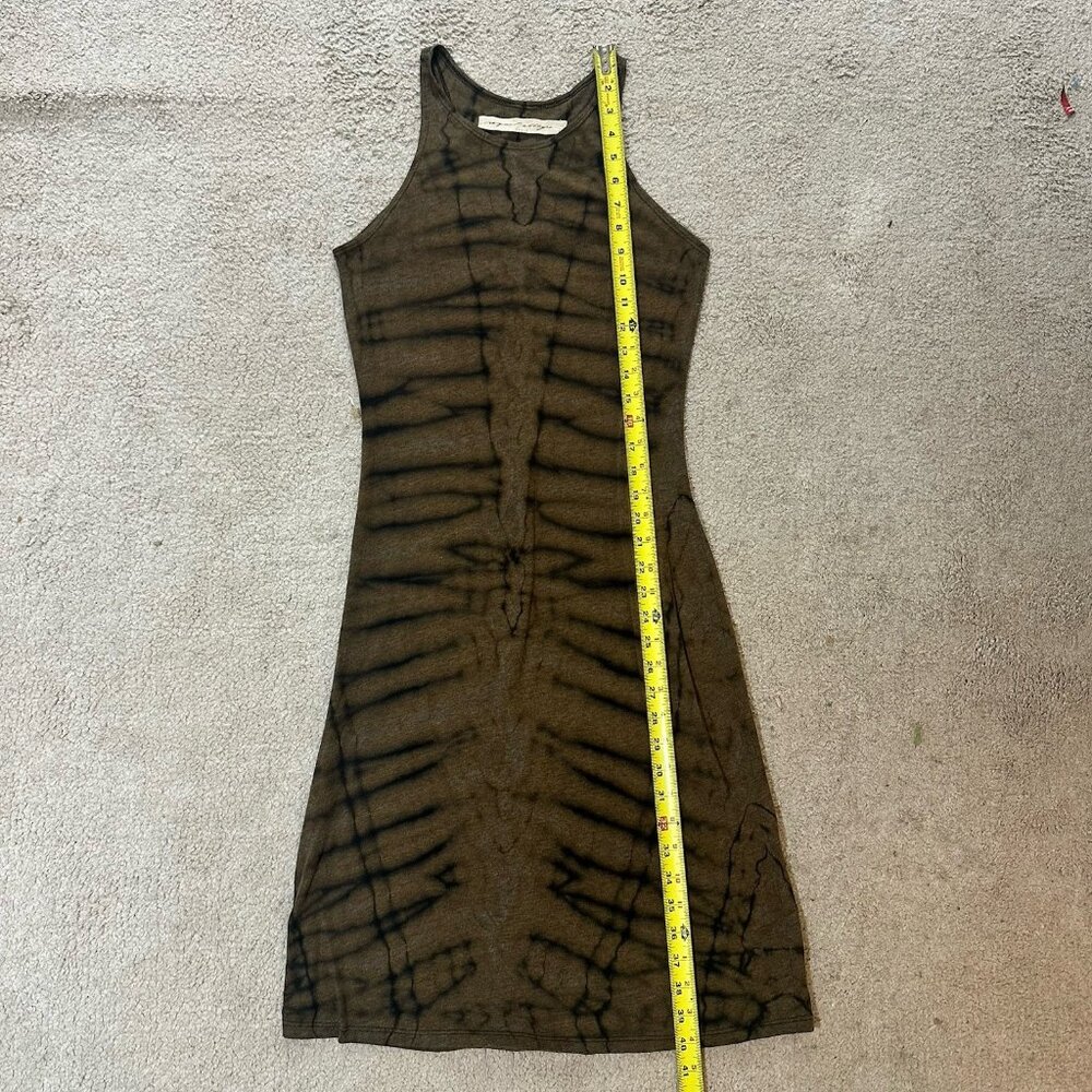 Raquel Allegra Dress Women’s Size 1 (Medium) Brown Tie Dye Point Sleeveless Midi - Picture 9 of 13